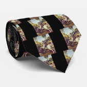 St George, das den Drachen durch Raffael kämpft Krawatte (Gerollt)