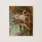 St George, das den Drachen, (Öl, tötet auf Platte) Puzzle (Vertikal)