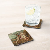 St George, das den Drachen, (Öl, tötet auf Platte) Untersetzer (Rechte Seite)