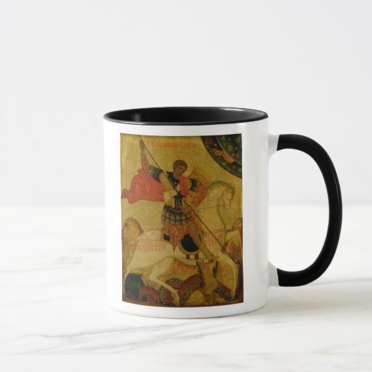 St George, das den Drachen tötet Tasse (Rechts)