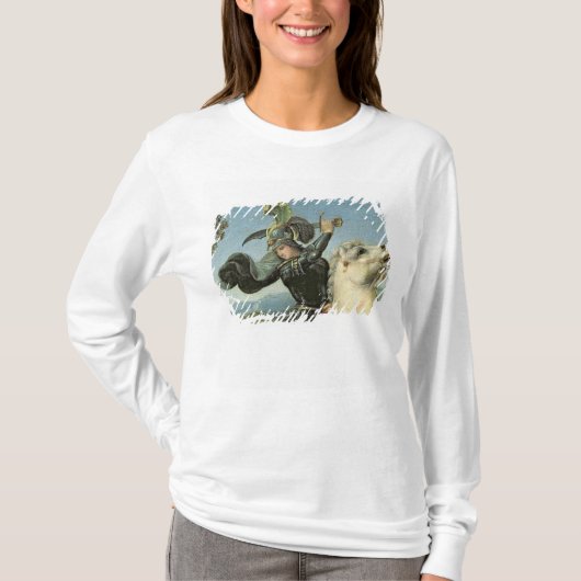 St George, das mit dem Drachen kämpft T-Shirt (Vorderseite)
