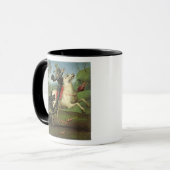 St George, das mit dem Drachen kämpft Tasse (Vorderseite Links)