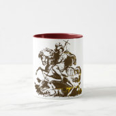 St George der DracheSlayer, beten für uns Tasse (Zentrum)