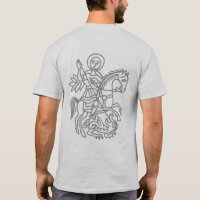 St George Drache Jerusalem Kreuz Heritage Tattoo
