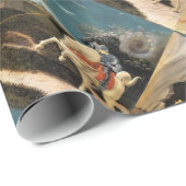 ST. GEORGE, DRAGON UND DRUCK GESCHENKPAPIER (Rolleneckpunkt)