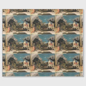 ST. GEORGE, DRAGON UND DRUCK GESCHENKPAPIER (Flach)