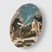 ST. GEORGE, DRAGON UND DRUCK GROßE WANDUHR (Winkel)