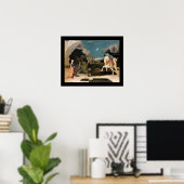 ST. GEORGE, DRAGON UND DRUCK POSTER (Heimbüro)