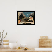 ST. GEORGE, DRAGON UND DRUCK POSTER (Küche)