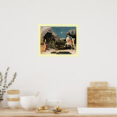 ST. GEORGE, DRAGON UND DRUCK POSTER (Küche)
