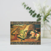 ST. GEORGE, DRAGON UND DRUCK POSTKARTE (Stehend Vorderseite)