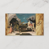 ST. GEORGE-, DRAGON- UND DRUCKESPEICHERMonogramm Visitenkarte (Rückseite)