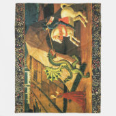 ST. GEORGE, DRAGON UND PRINCESS VON Paolo Uccello Fleecedecke (Vorderseite)