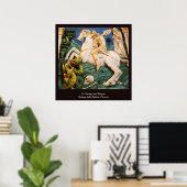 St. George, Dragon und Prinzessin Poster (Heimbüro)