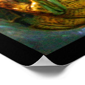 St. George, Dragon und Prinzessin Poster (Ecke)