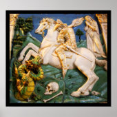 St. George, Dragon und Prinzessin Poster (Vorne)
