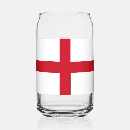 St. George ~ Flagge von England Dosenglas (Rückseite)