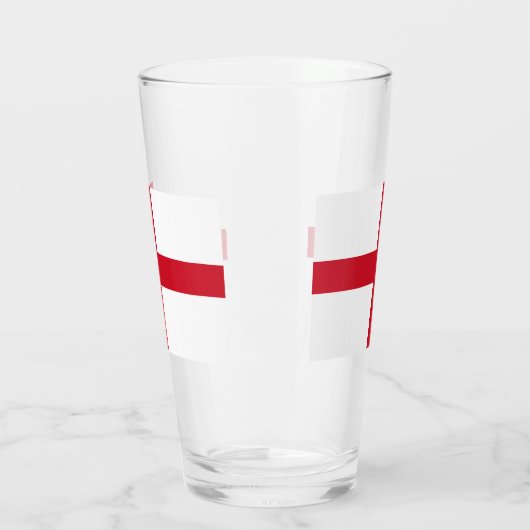 St. George ~ Flagge von England Glas (Links)