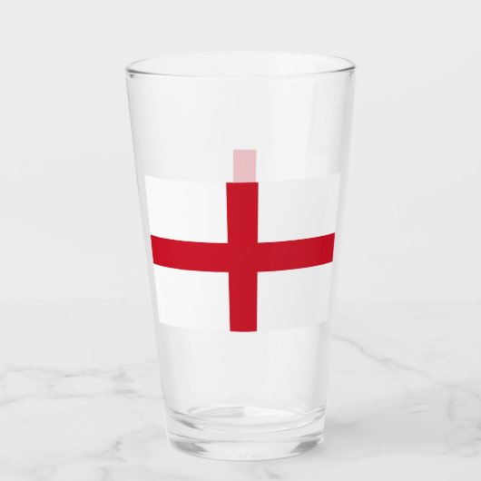 St. George ~ Flagge von England Glas (Vorderseite)