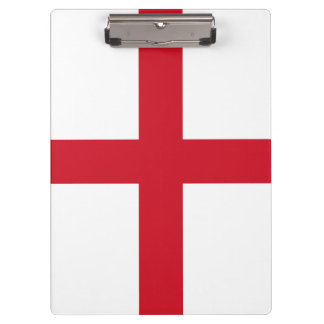 St. George ~ Flagge von England Klemmbrett