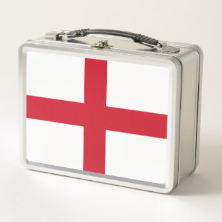 St. George ~ Flagge von England Metall Brotdose