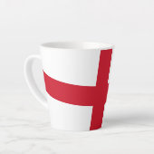 St. George ~ Flagge von England Milchtasse (Linke Ecke)