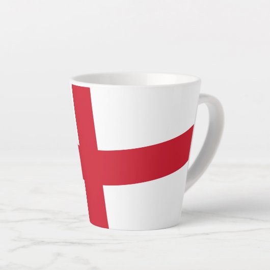 St. George ~ Flagge von England Milchtasse (Rechte Ecke)