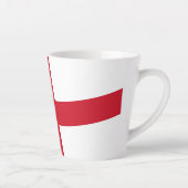 St. George ~ Flagge von England Milchtasse (Rechts)