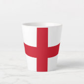 St. George ~ Flagge von England Milchtasse (Vorderseite)