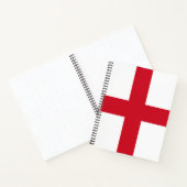 St. George ~ Flagge von England Notizblock (Innenseite)