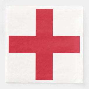 St. George ~ Flagge von England Serviette