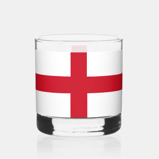 St. George ~ Flagge von England Whiskyglas