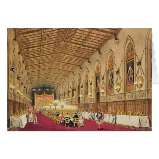 St George Hall, Windsor Schloss, 1838 (Farbe (Vorderseite (Horizontal))