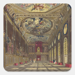 St George Hall, Windsor Schloss, von 'königlichem Quadratischer Aufkleber