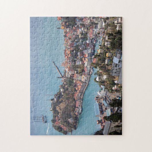St.George Harbour Grenada Karibik. Puzzle (Vertikal)