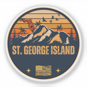 St. George Island, Florida Aufkleber