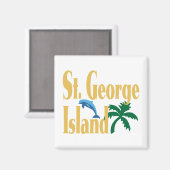 St. George Island Florida Magnet (Vorderseite/Rückseite)