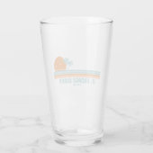 St. George Island Florida Sonnenpalmen Glas (Rückseite)