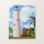 St. George Island Lighthouse - Florida Art Puzzle (Vertikal)