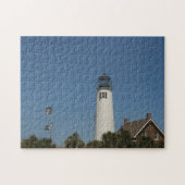 St George Island Lighthouse in Eastpoint, Fl on a Puzzle (Horizontal)