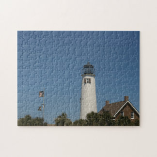 St George Island Lighthouse in Eastpoint, Fl on a  Puzzle