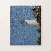 St George Island Lighthouse in Eastpoint, Fl on a Puzzle (Vertikal)