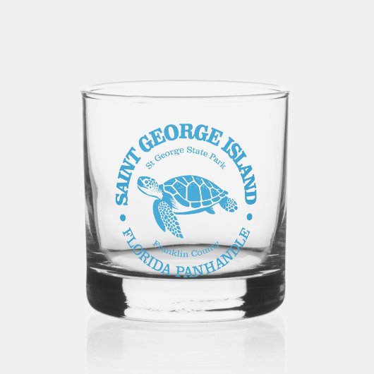 St. George Island (Meeresschildkröte) Whiskyglas (Vorderseite)