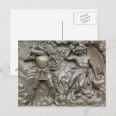 St. George kämpft gegen den Drachen Postkarte (Vorne/Hinten)