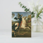 St. George kämpft gegen den Drachen Postkarte (Stehend Vorderseite)