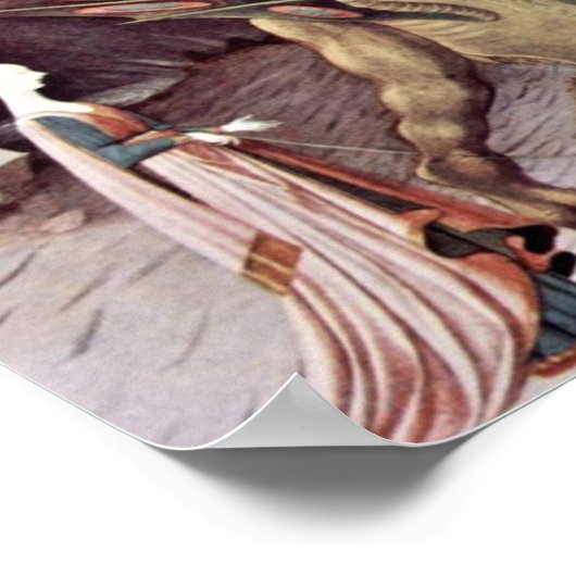 St. George kämpft gegen den Drachen von Uccello Pa Poster (Ecke)