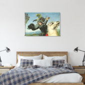 St. George kämpft mit dem Drachen Leinwanddruck (Insitu (Schlafzimmer))