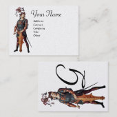 ST. GEORGE Monogram, Silver Platinum Paper Visitenkarte (Vorne/Hinten)