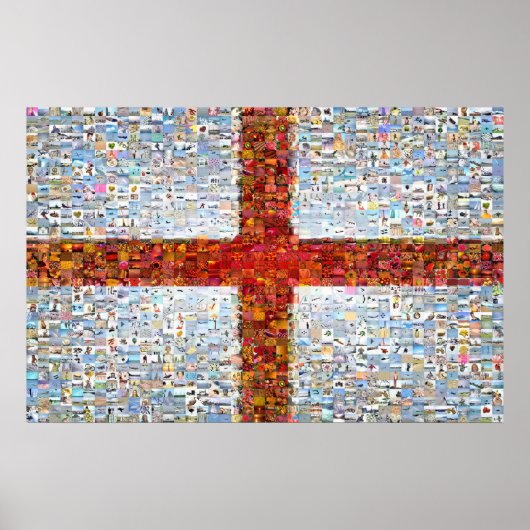 St George Montage - Large Poster (Vorne)