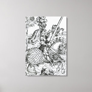 St. George on Horseback, 1507 Leinwanddruck